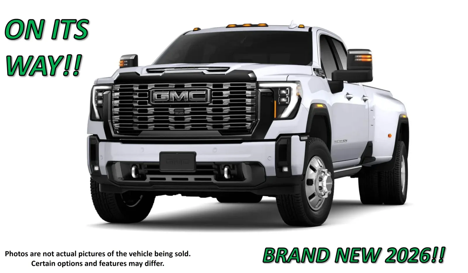 White 2026 GMC Sierra 3500 HD DRW Denali Ultimate for sale in Clinton, MO