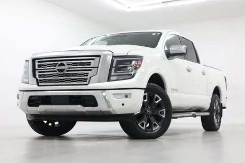 White 2024 Nissan Titan Platinum Reserve for sale in Clinton, MO