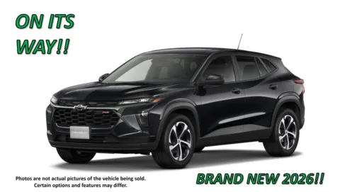 Black 2026 Chevrolet Trax 1RS for sale in Clinton, MO