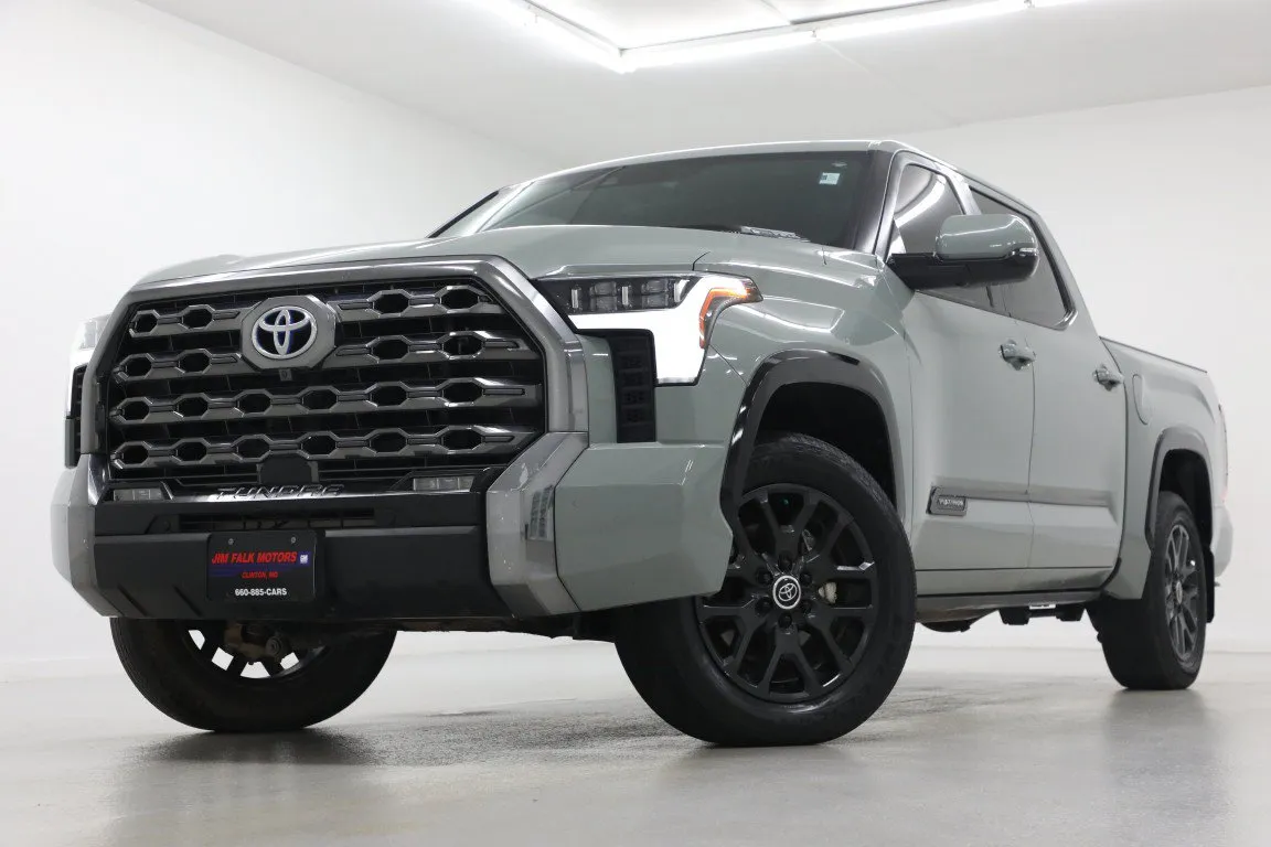 Gray 2024 Toyota Tundra Platinum Hybrid for sale in Clinton, MO