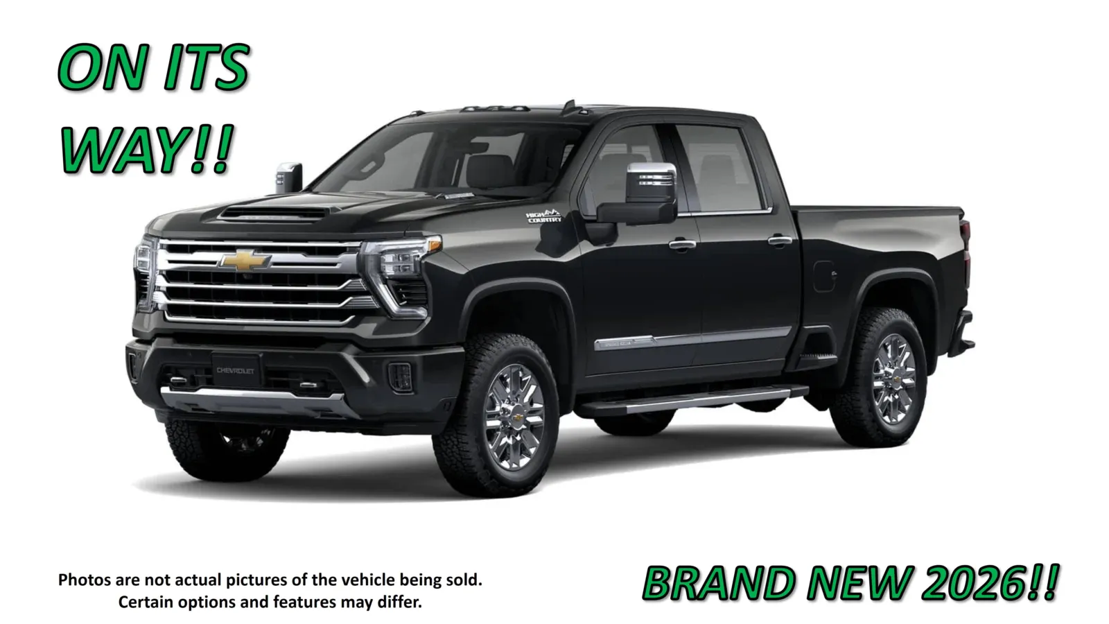 Black 2026 Chevrolet Silverado 3500 HD High Country for sale in Clinton, MO