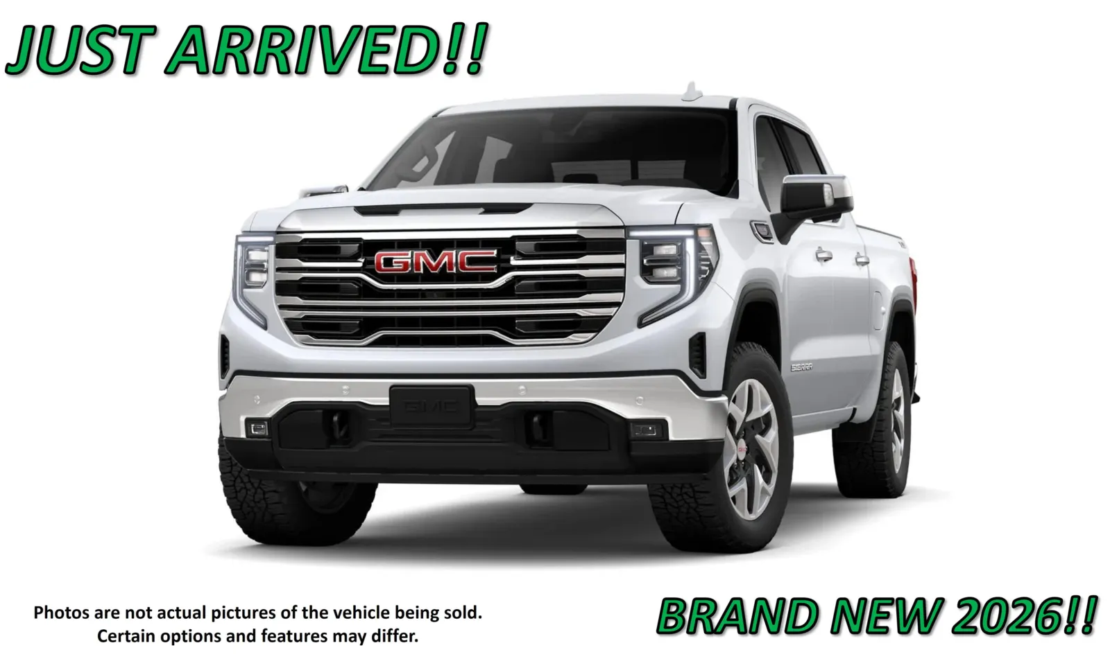 White 2026 GMC Sierra 1500 SLT for sale in Clinton, MO