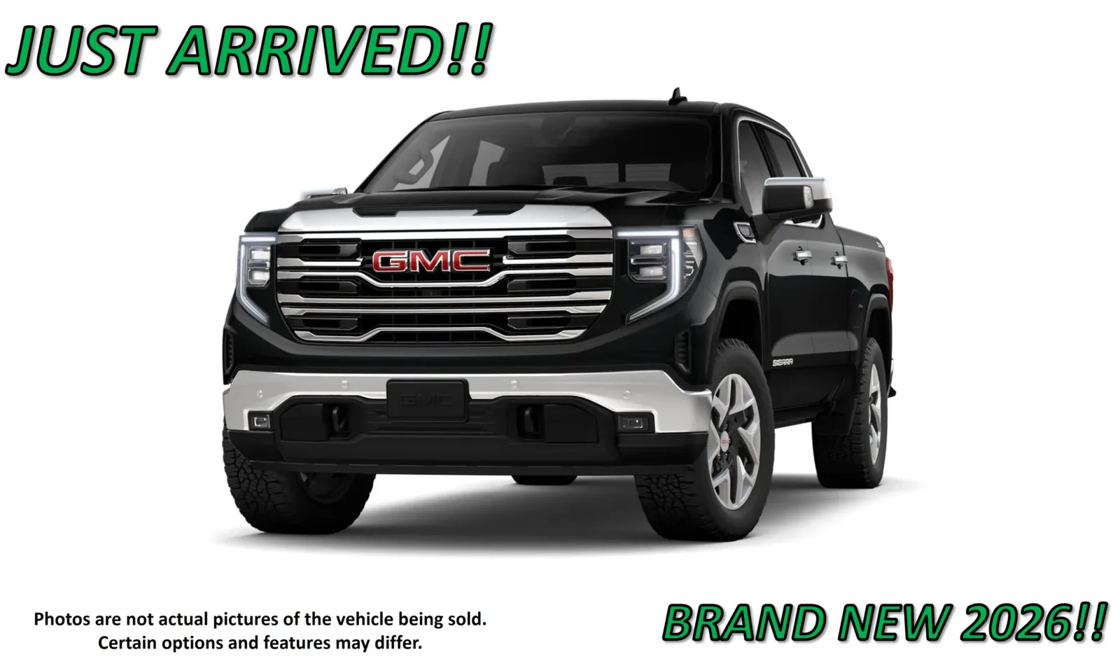 Black 2026 GMC Sierra 1500 SLT for sale in Clinton, MO