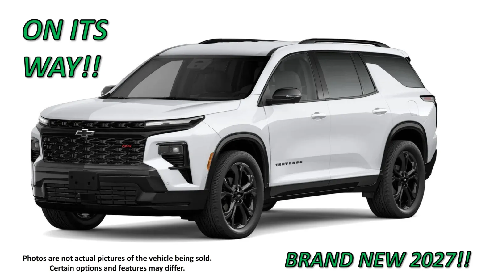 White 2027 Chevrolet Traverse RS for sale in Clinton, MO