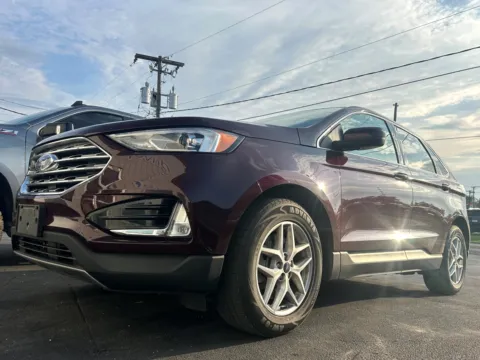 Red 2021 Ford Edge SEL for sale in Clinton, MO