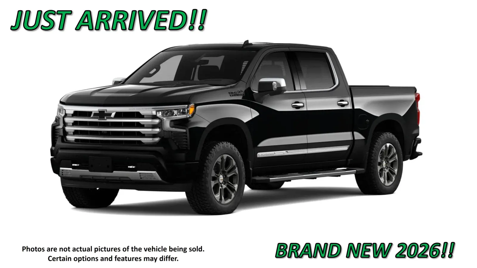 Black 2026 Chevrolet Silverado 1500 High Country for sale in Clinton, MO