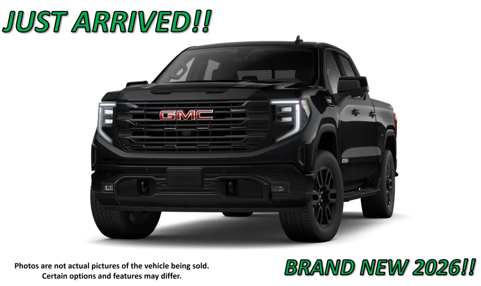 Black 2026 GMC Sierra 1500 Elevation for sale in Clinton, MO