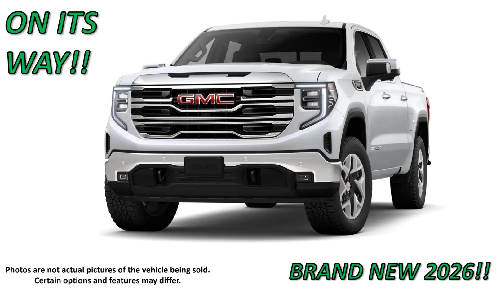 White 2026 GMC Sierra 1500 SLT for sale in Clinton, MO