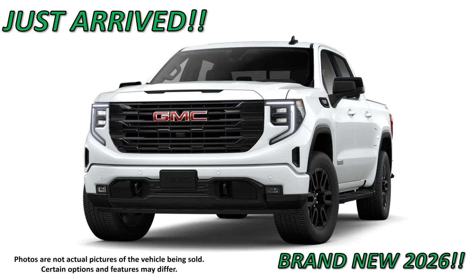 White 2026 GMC Sierra 1500 Elevation for sale in Clinton, MO
