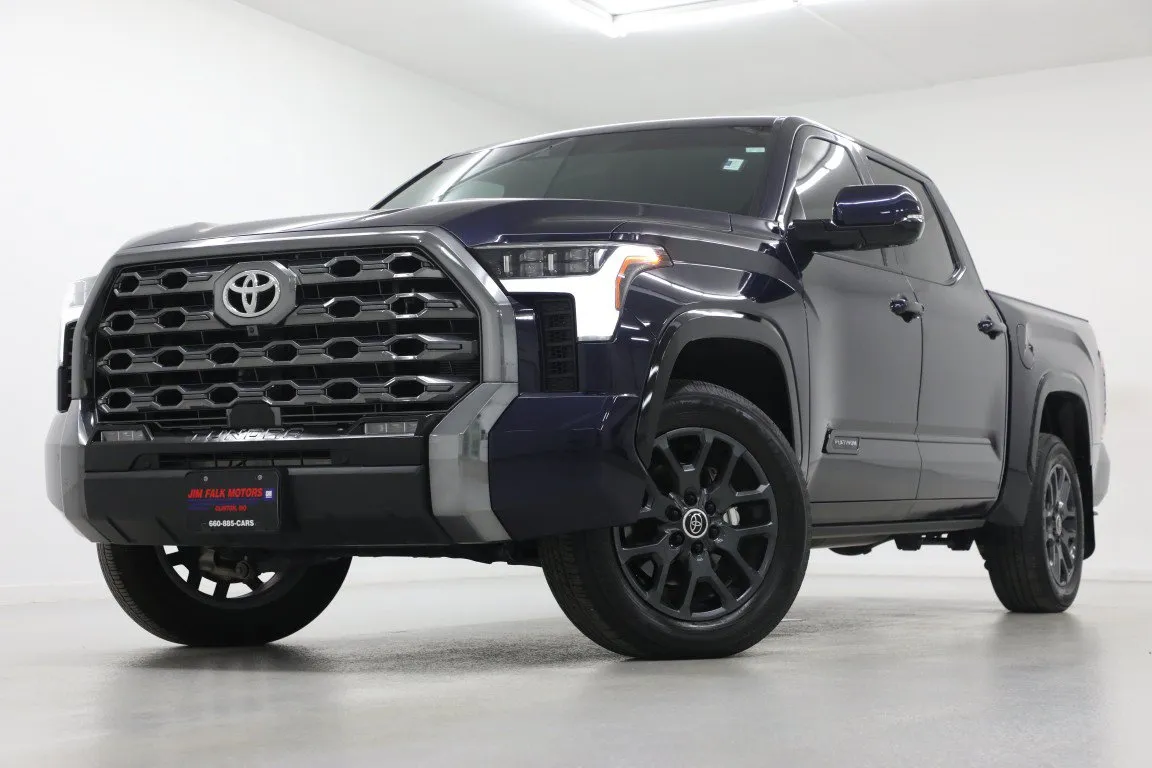 Blue 2024 Toyota Tundra Platinum for sale in Clinton, MO