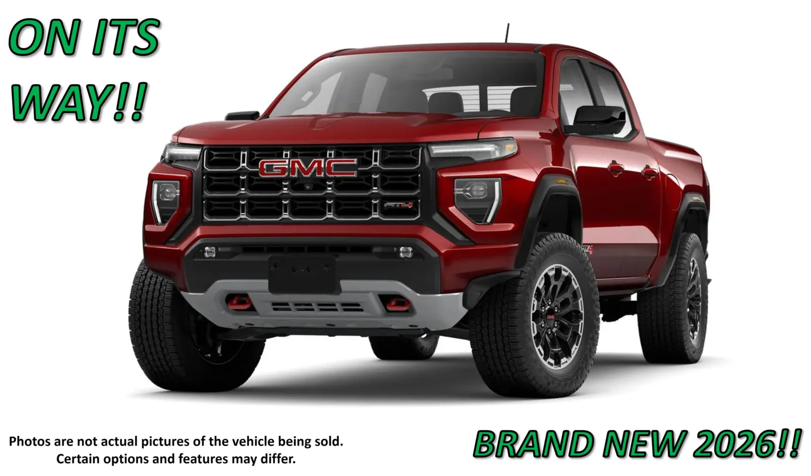 Red 2026 GMC Canyon AT4 for sale in Clinton, MO