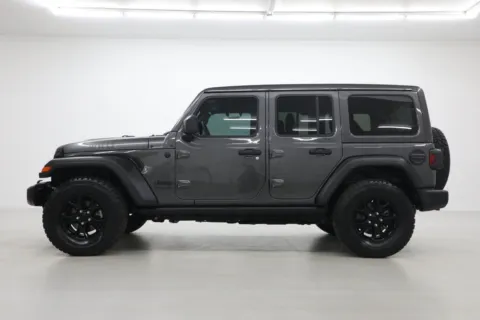 Another view of 2021 Jeep Wrangler Unlimited Willys for sale in Clinton, MO at Jim Falk Motors