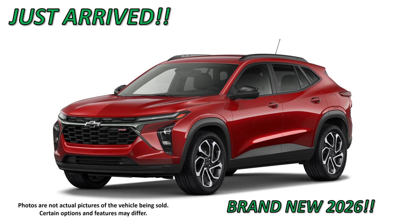 Red 2026 Chevrolet Trax 2RS for sale in Clinton, MO