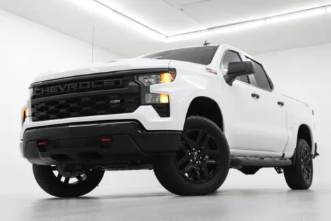 White 2025 Chevrolet Silverado 1500 Custom Trail Boss for sale in Clinton, MO
