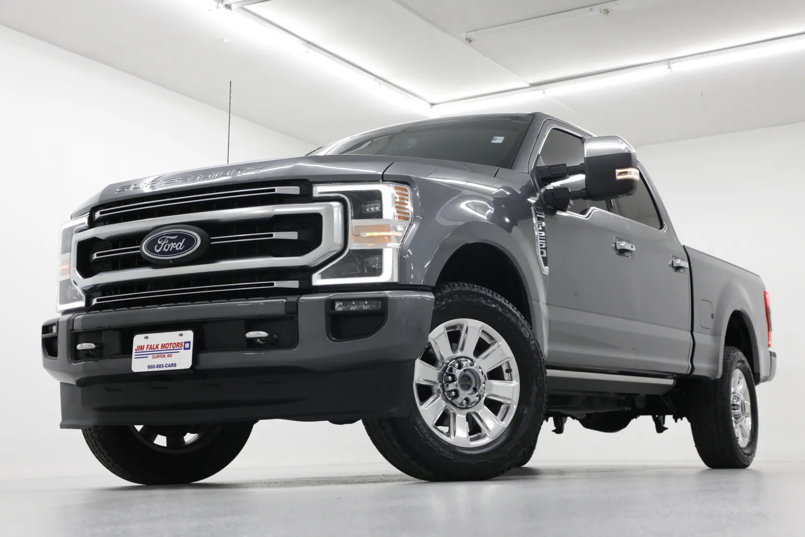 Gray 2021 Ford Super Duty F-250 SRW Platinum for sale in Clinton, MO