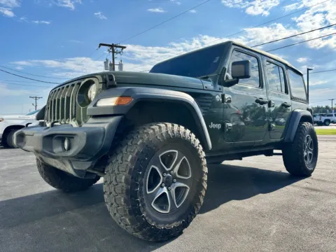 Green 2020 Jeep Wrangler Unlimited Sport S for sale in Clinton, MO