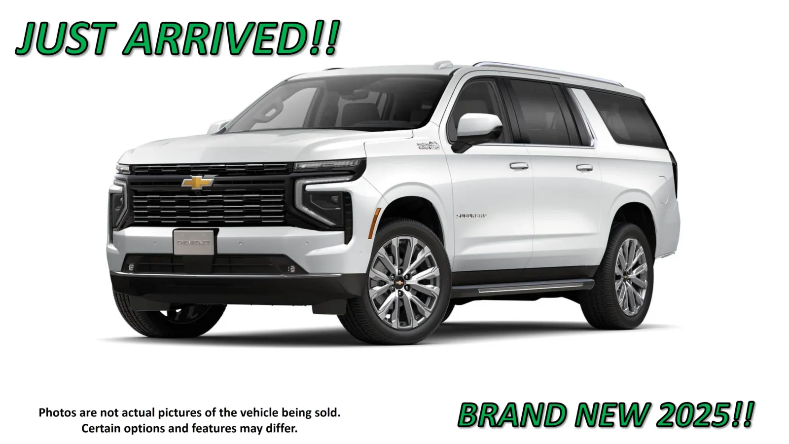 White 2025 Chevrolet Suburban High Country for sale in Clinton, MO