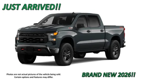 Gray 2026 Chevrolet Silverado 1500 Custom Trail Boss for sale in Clinton, MO