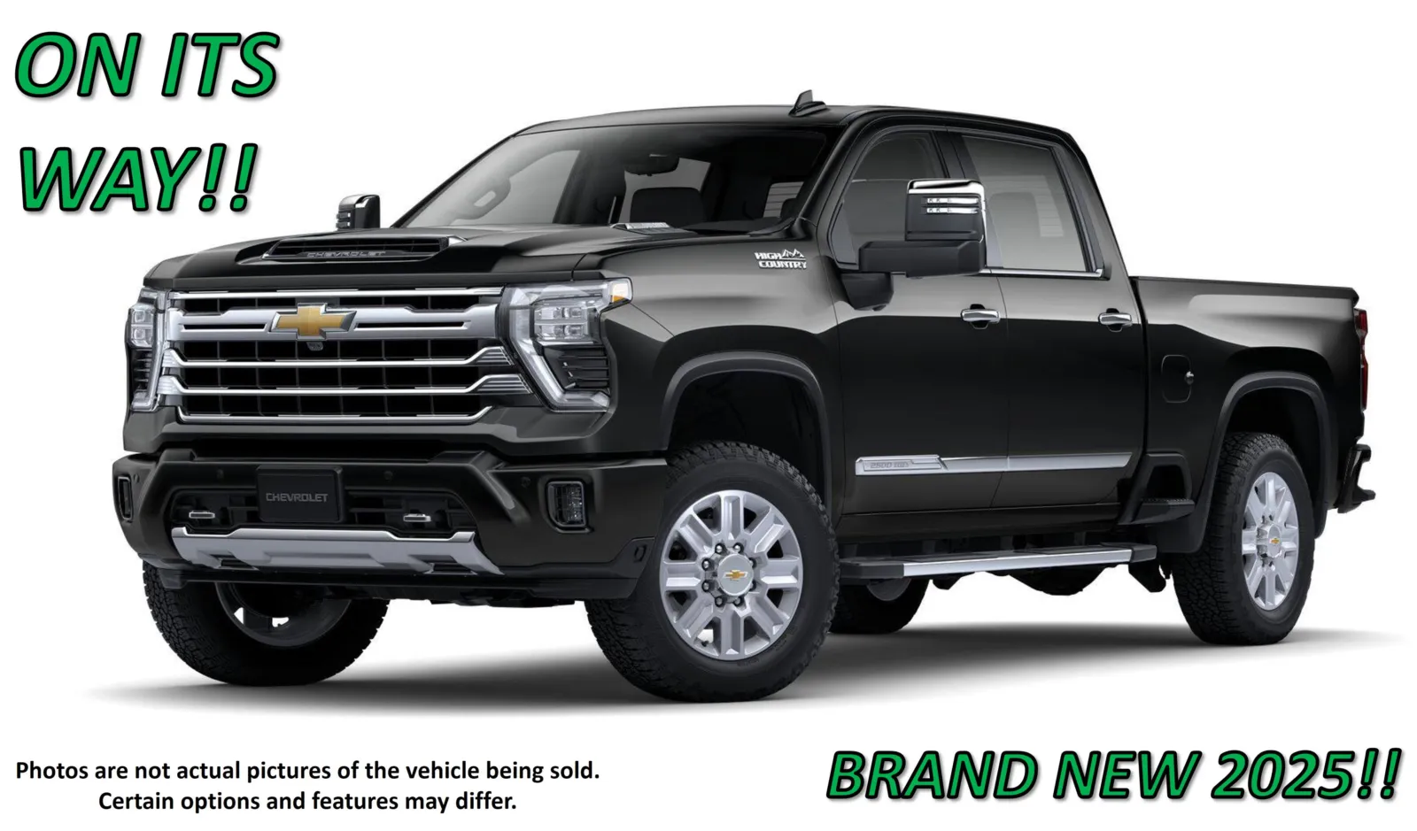 Black 2025 Chevrolet Silverado 2500HD High Country for sale in Clinton, MO