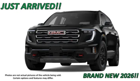 Black 2026 GMC Acadia AWD AT4 for sale in Clinton, MO