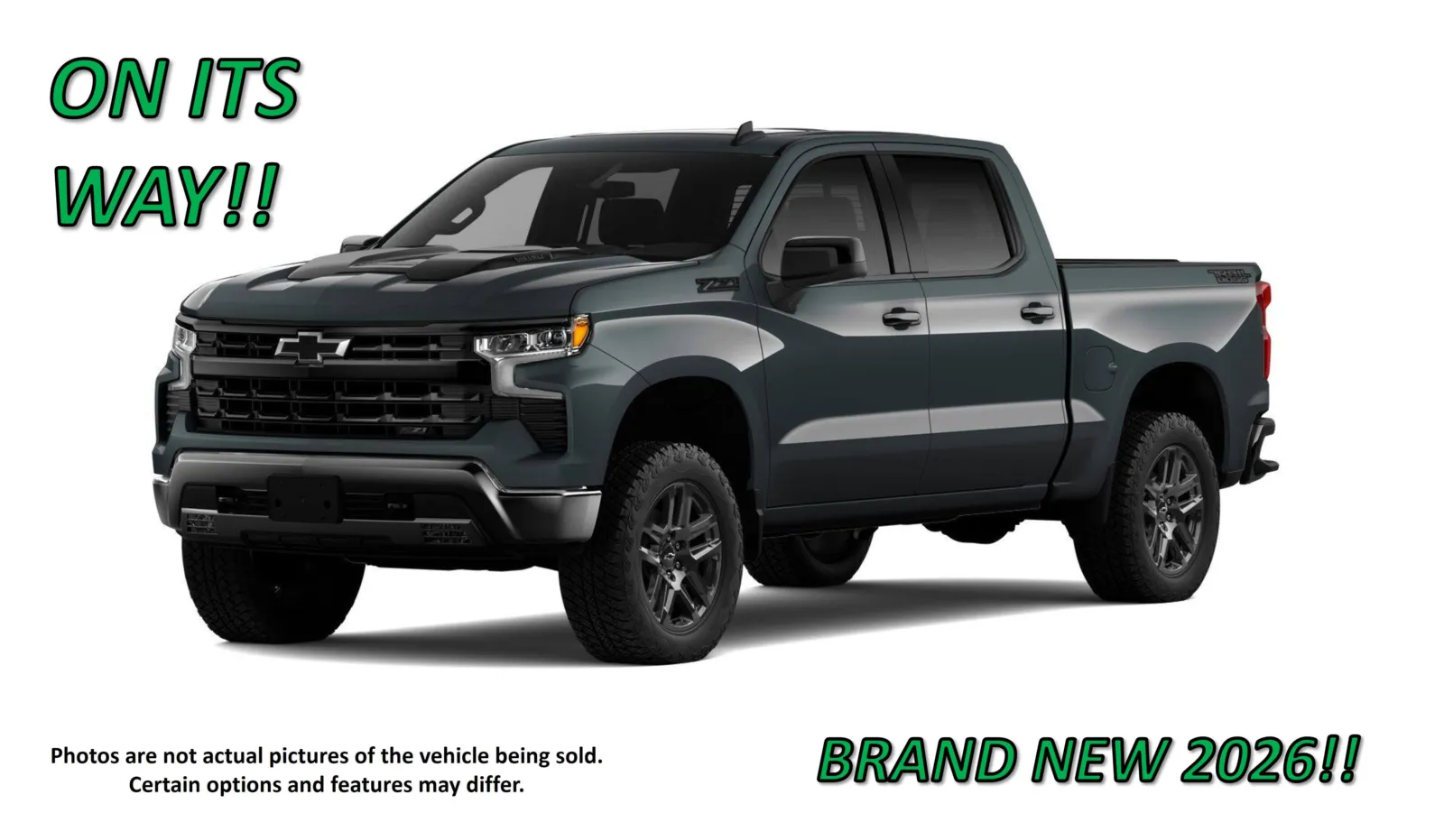 Gray 2026 Chevrolet Silverado 1500 LT Trail Boss for sale in Clinton, MO