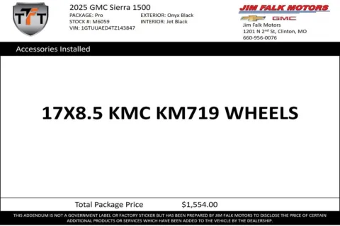 Photos of 2026 GMC Sierra 1500 Pro for sale in Clinton, MO at Jim Falk Motors