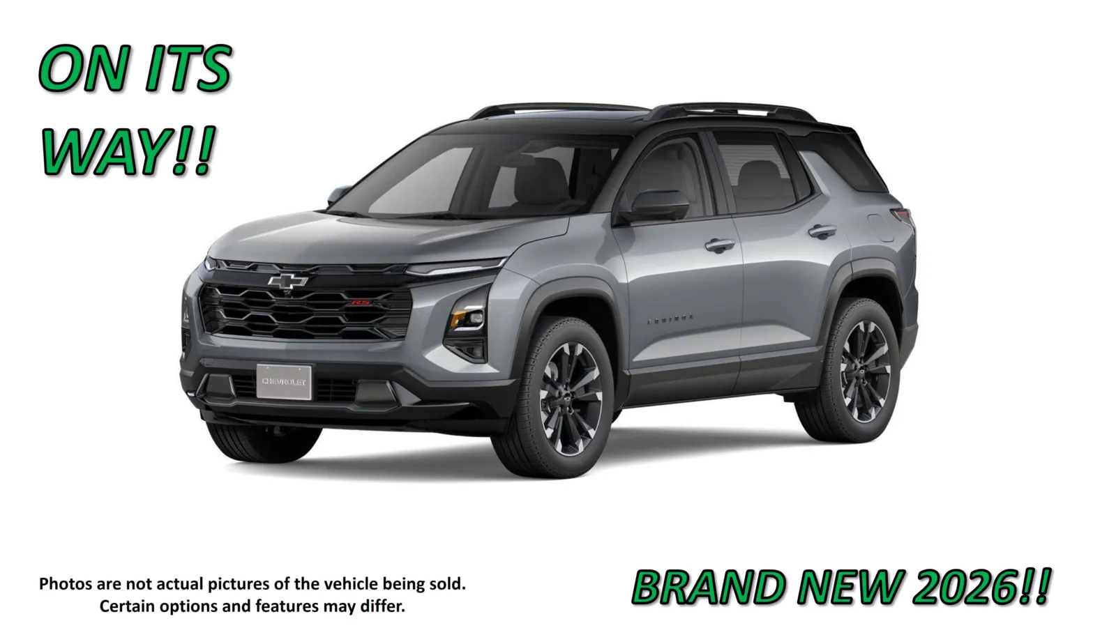 Gray 2026 Chevrolet Equinox AWD RS for sale in Clinton, MO