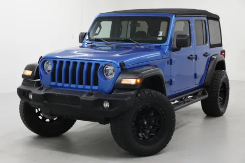 Blue 2021 Jeep Wrangler Unlimited Sport S for sale in Clinton, MO