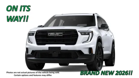 White 2026 GMC Acadia AWD Elevation for sale in Clinton, MO
