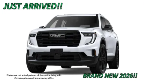 White 2026 GMC Acadia AWD Elevation for sale in Clinton, MO