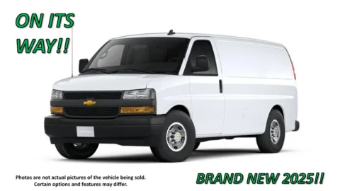 White 2025 Chevrolet Express Cargo Van Work Van for sale in Clinton, MO