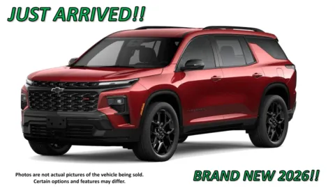 Red 2026 Chevrolet Traverse AWD RS for sale in Clinton, MO