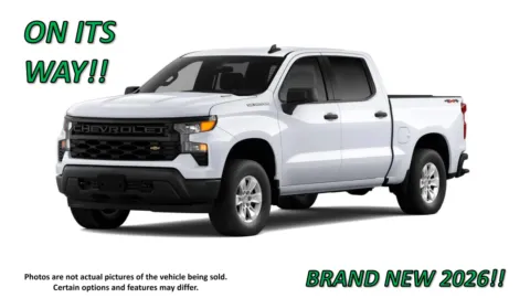 White 2026 Chevrolet Silverado 1500 Work Truck for sale in Clinton, MO