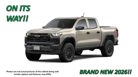 White 2026 Chevrolet Colorado 4WD Trail Boss for sale in Clinton, MO