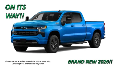 Blue 2026 Chevrolet Silverado 1500 RST for sale in Clinton, MO