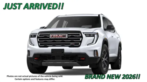 White 2026 GMC Acadia AWD AT4 for sale in Clinton, MO