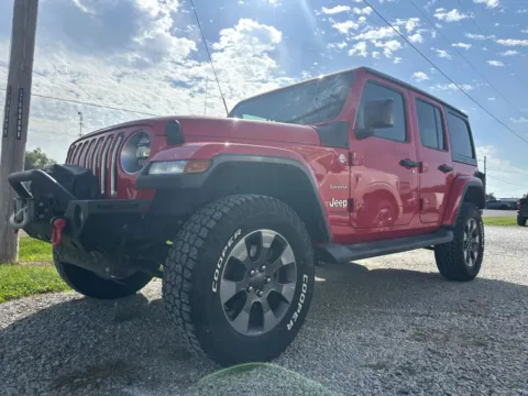 Red 2018 Jeep Wrangler Unlimited Sahara for sale in Clinton, MO