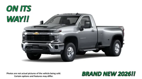 Gray 2026 Chevrolet Silverado 3500HD LT for sale in Clinton, MO
