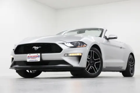Silver 2018 Ford Mustang EcoBoost Premium for sale in Clinton, MO