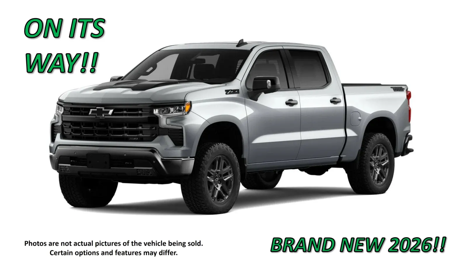 Gray 2026 Chevrolet Silverado 1500 LT Trail Boss for sale in Clinton, MO