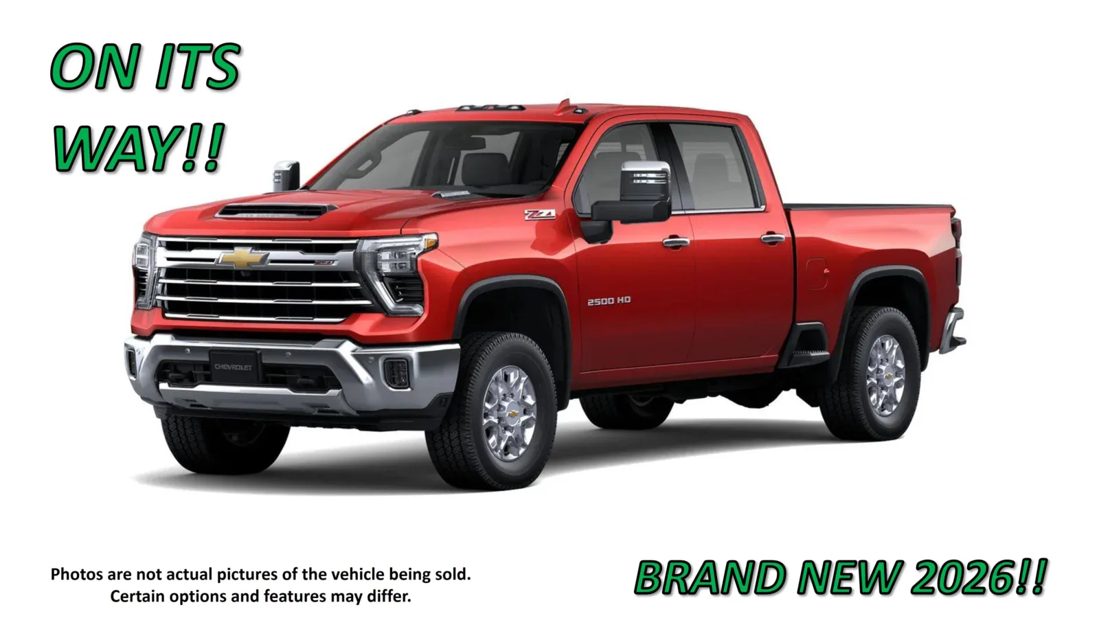 Red 2026 Chevrolet Silverado 2500HD LTZ for sale in Clinton, MO