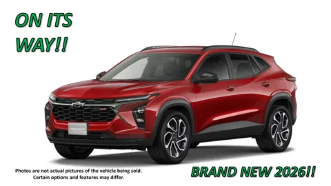 Red 2026 Chevrolet Trax 2RS for sale in Clinton, MO