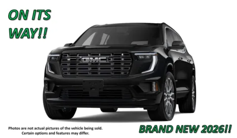 Black 2026 GMC Acadia AWD Denali Ultimate for sale in Clinton, MO
