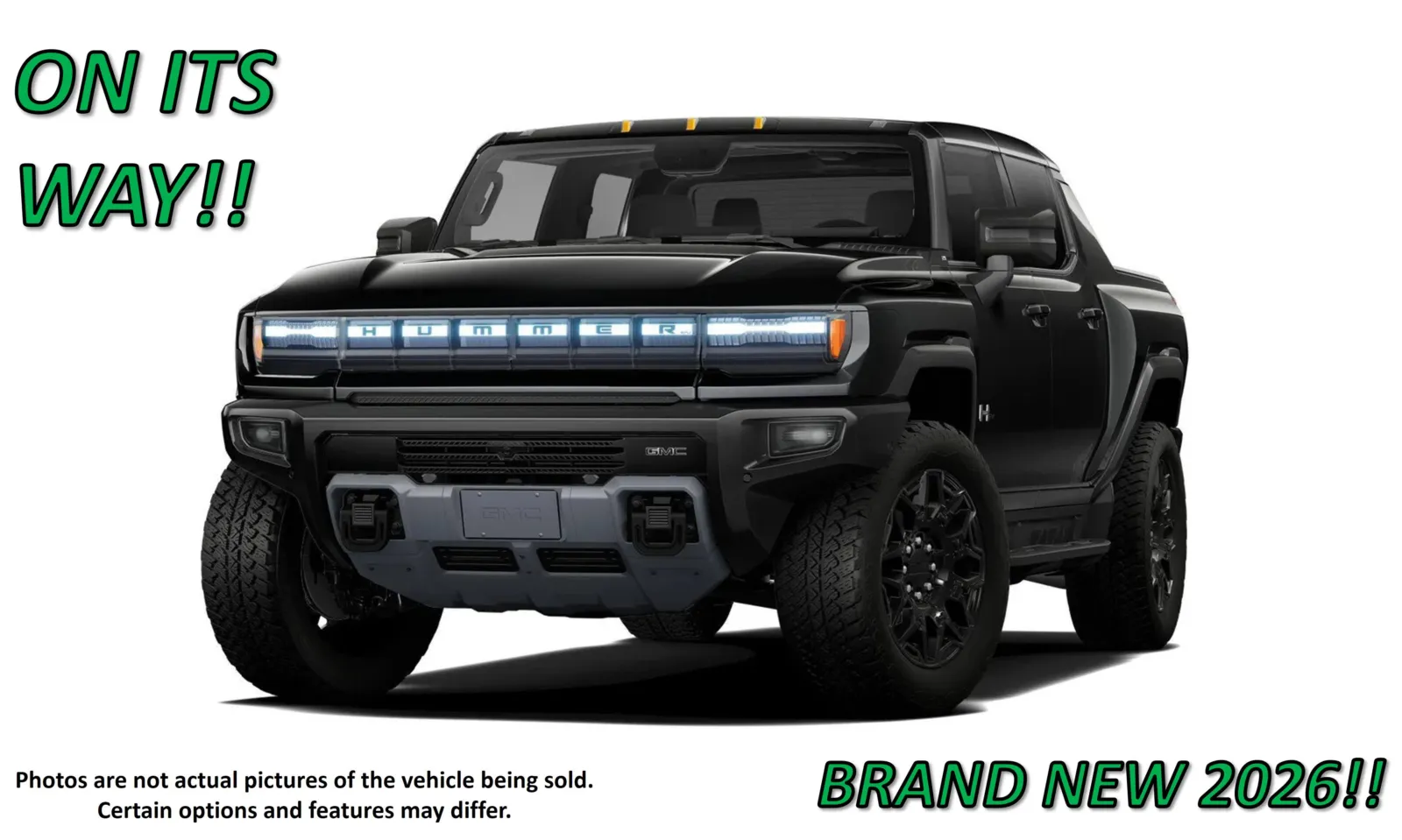 Black 2026 GMC HUMMER EV Pickup 2X for sale in Clinton, MO