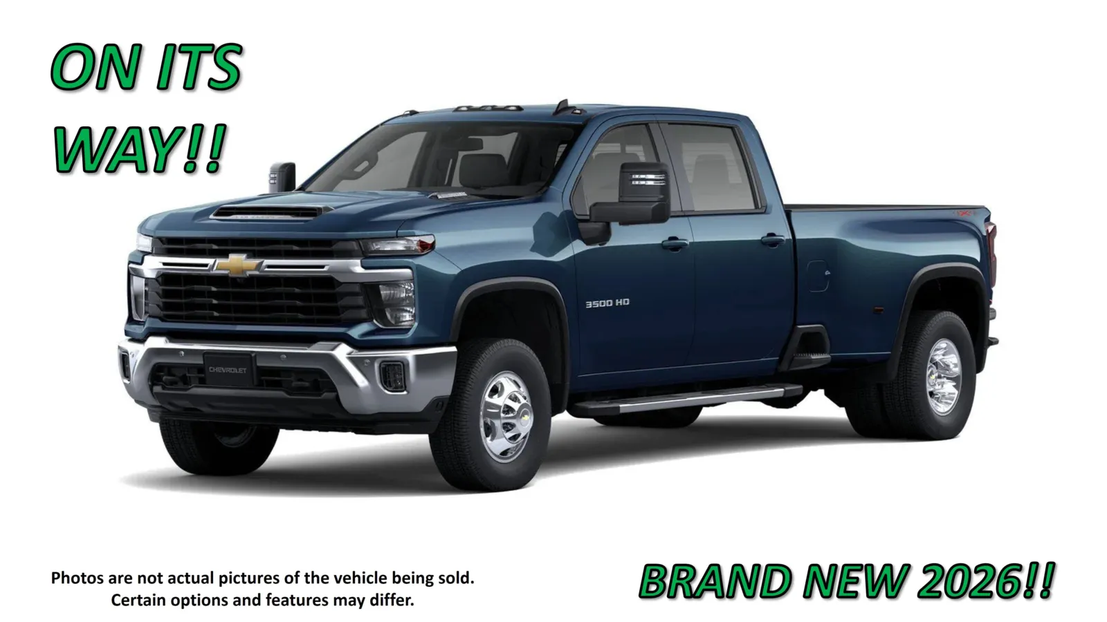 Blue 2026 Chevrolet Silverado 3500HD LT for sale in Clinton, MO