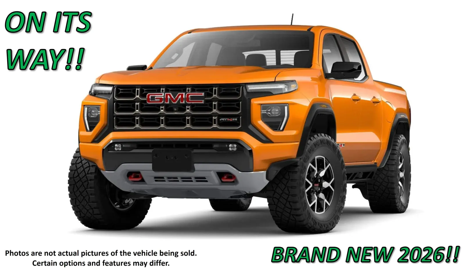 Orange 2026 GMC Canyon 4WD AT4X for sale in Clinton, MO