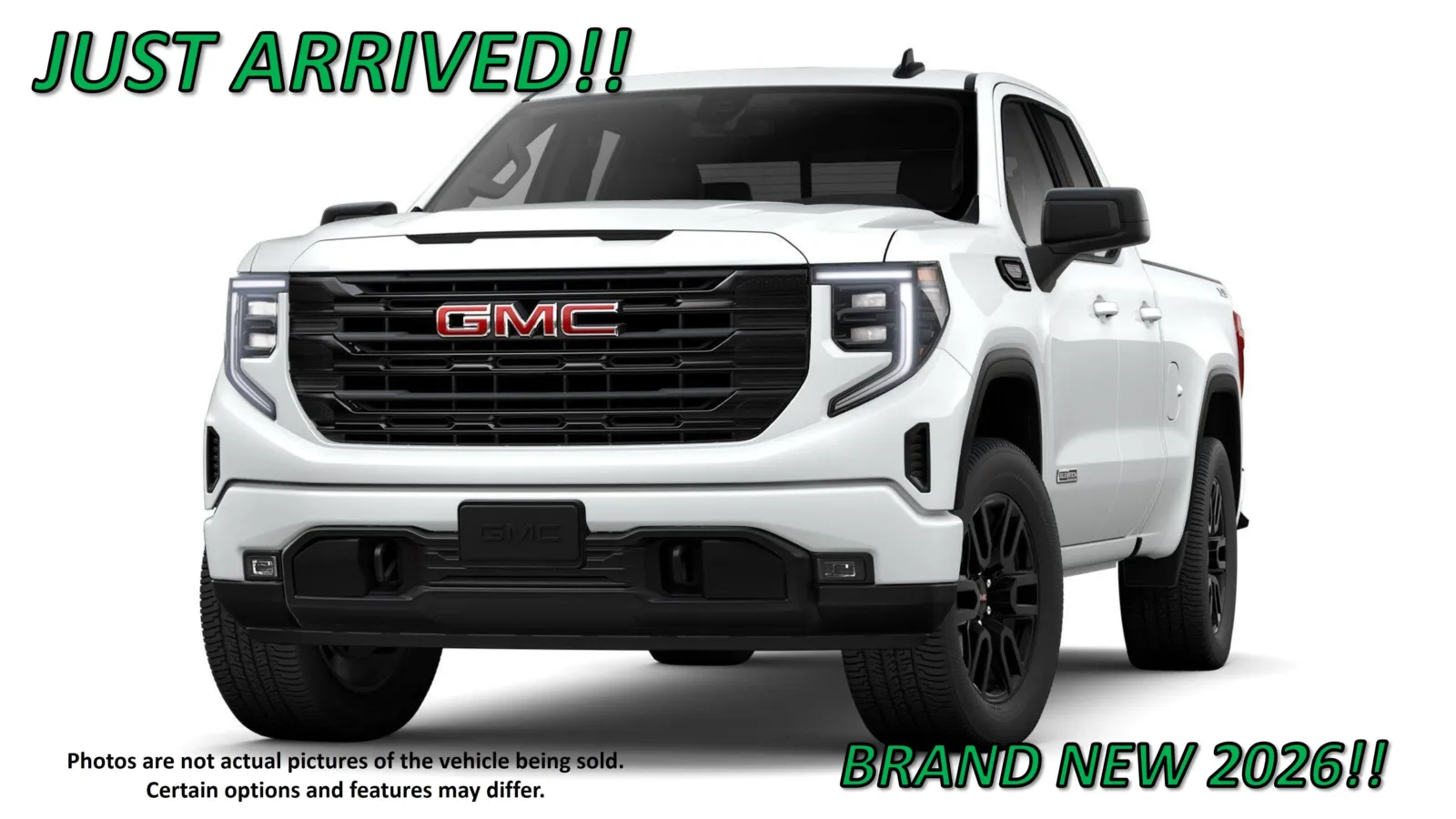 White 2026 GMC Sierra 1500 Elevation for sale in Clinton, MO