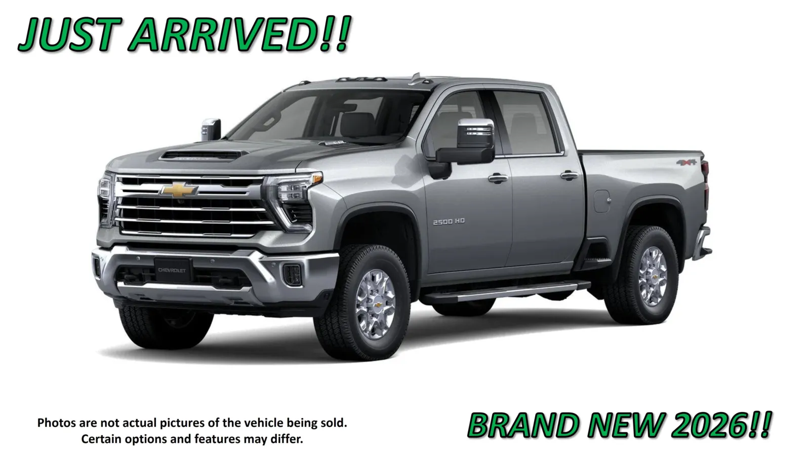 Gray 2026 Chevrolet Silverado 2500HD LTZ for sale in Clinton, MO