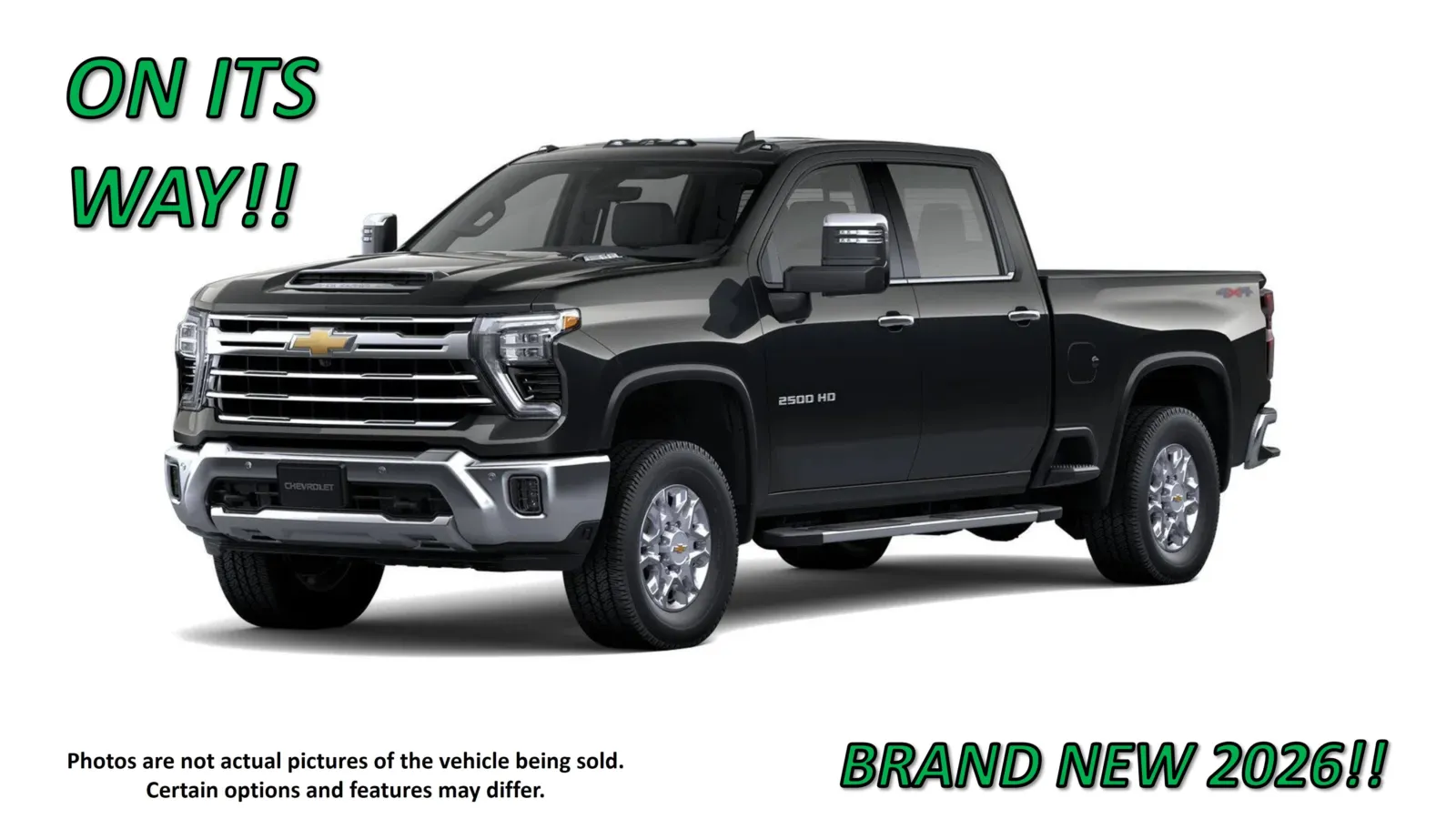 Black 2026 Chevrolet Silverado 2500HD LTZ for sale in Clinton, MO