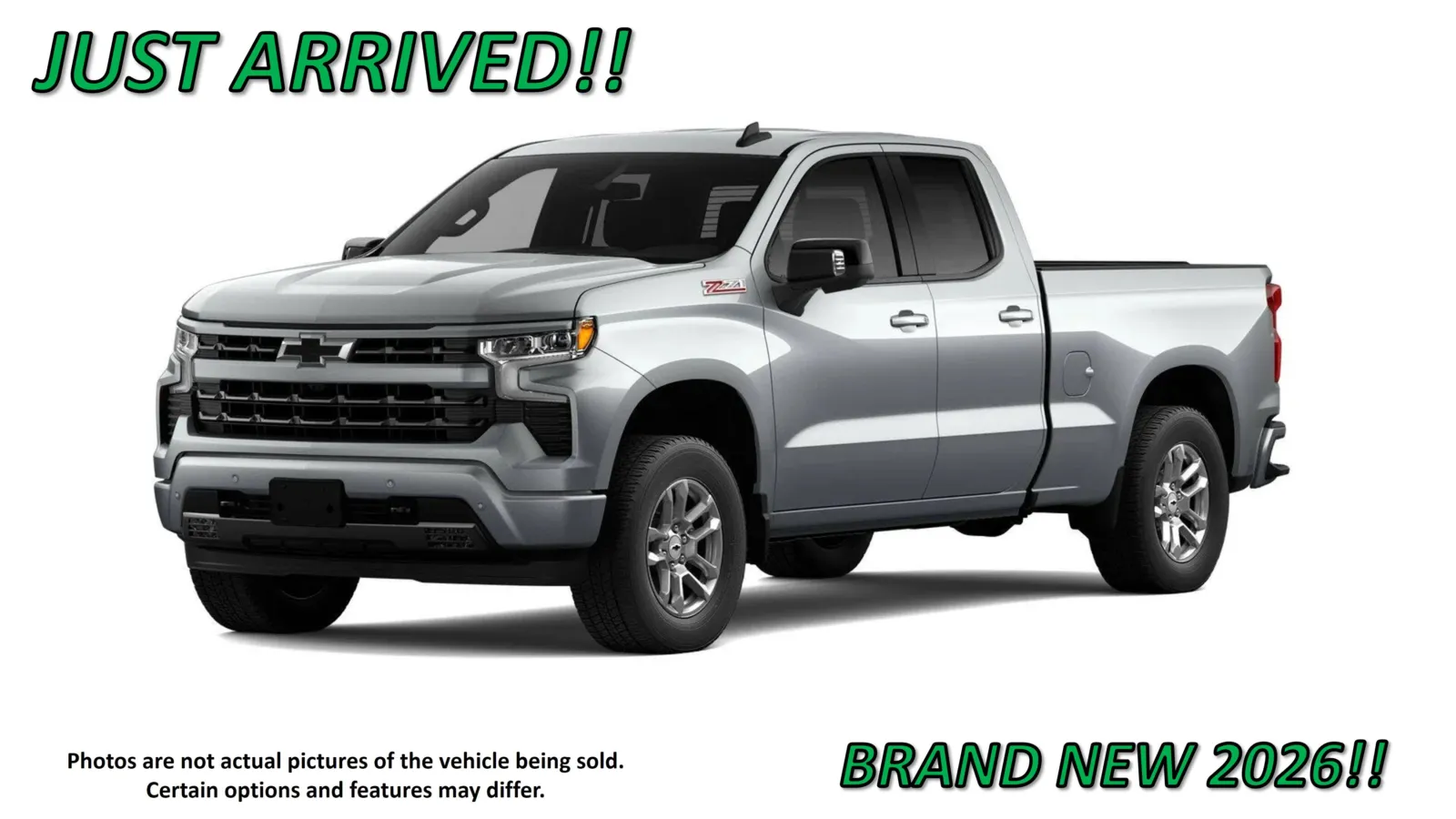 Gray 2026 Chevrolet Silverado 1500 RST for sale in Clinton, MO